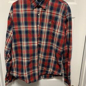 RALPH LAUREN CUSTOM FIT MENS HEAVY  DRESS SHIRT